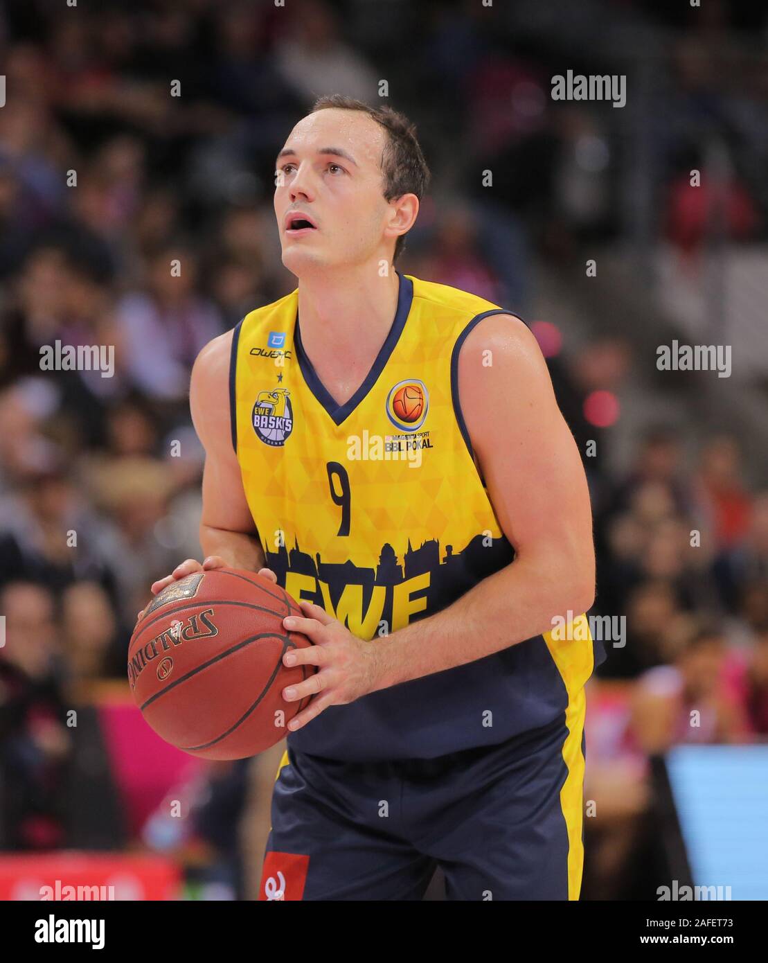 Bonn, Allemagne, 15.12.2019, Telekom Dome, basket-ball, MagentaSport BBL Cup, Telekom Baskets Bonn vs EWE Baskets Oldenbrug : Karsten Tadda (Oldenburg) Credit : Juergen Schwarz/Alamy Live News Banque D'Images