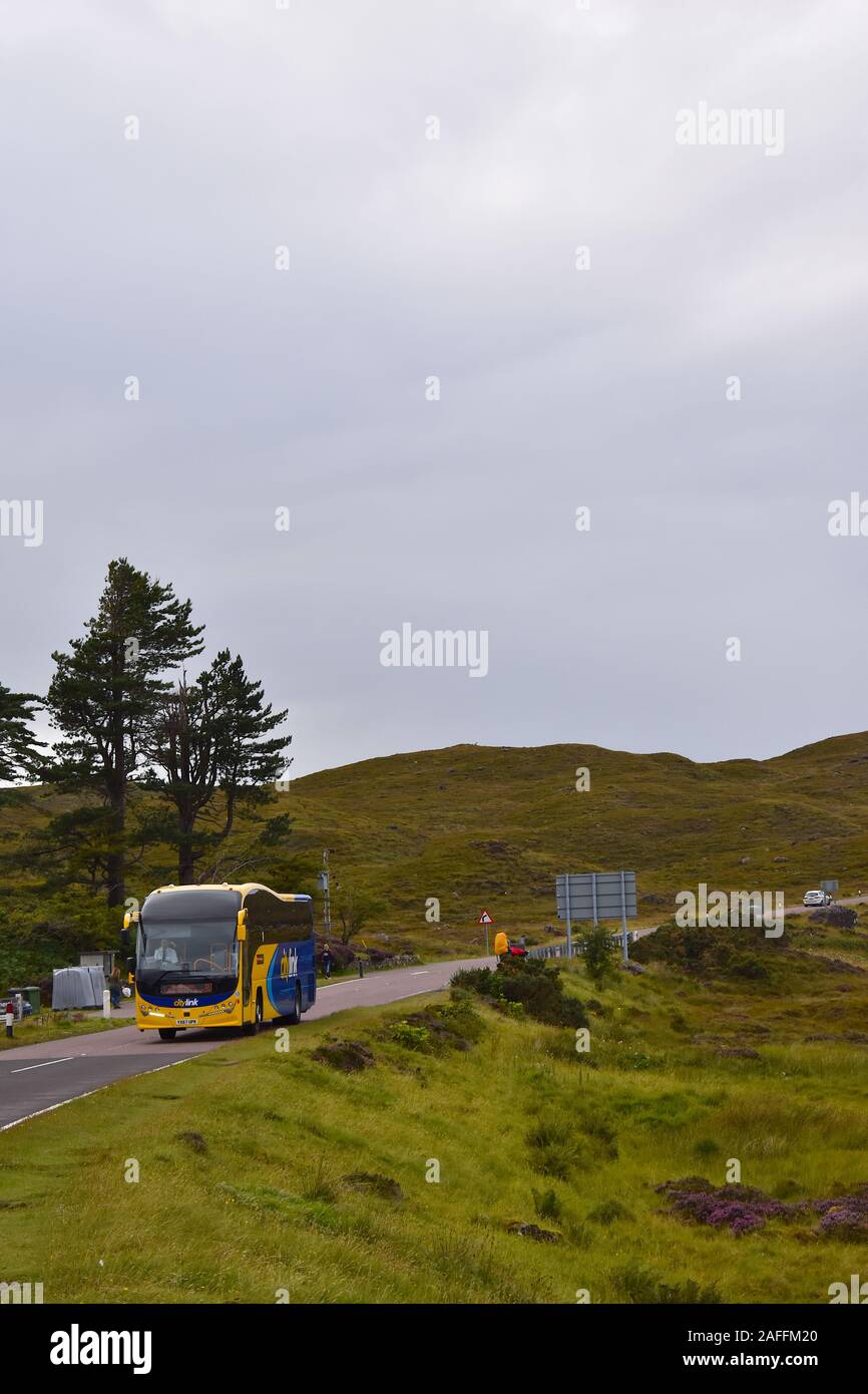 Citylink est un autocar express de longue distance en Ecosse et en Irlande. La société a indiqué que les tarifs standard sur l'ensemble du réseau augmenteront de A Banque D'Images