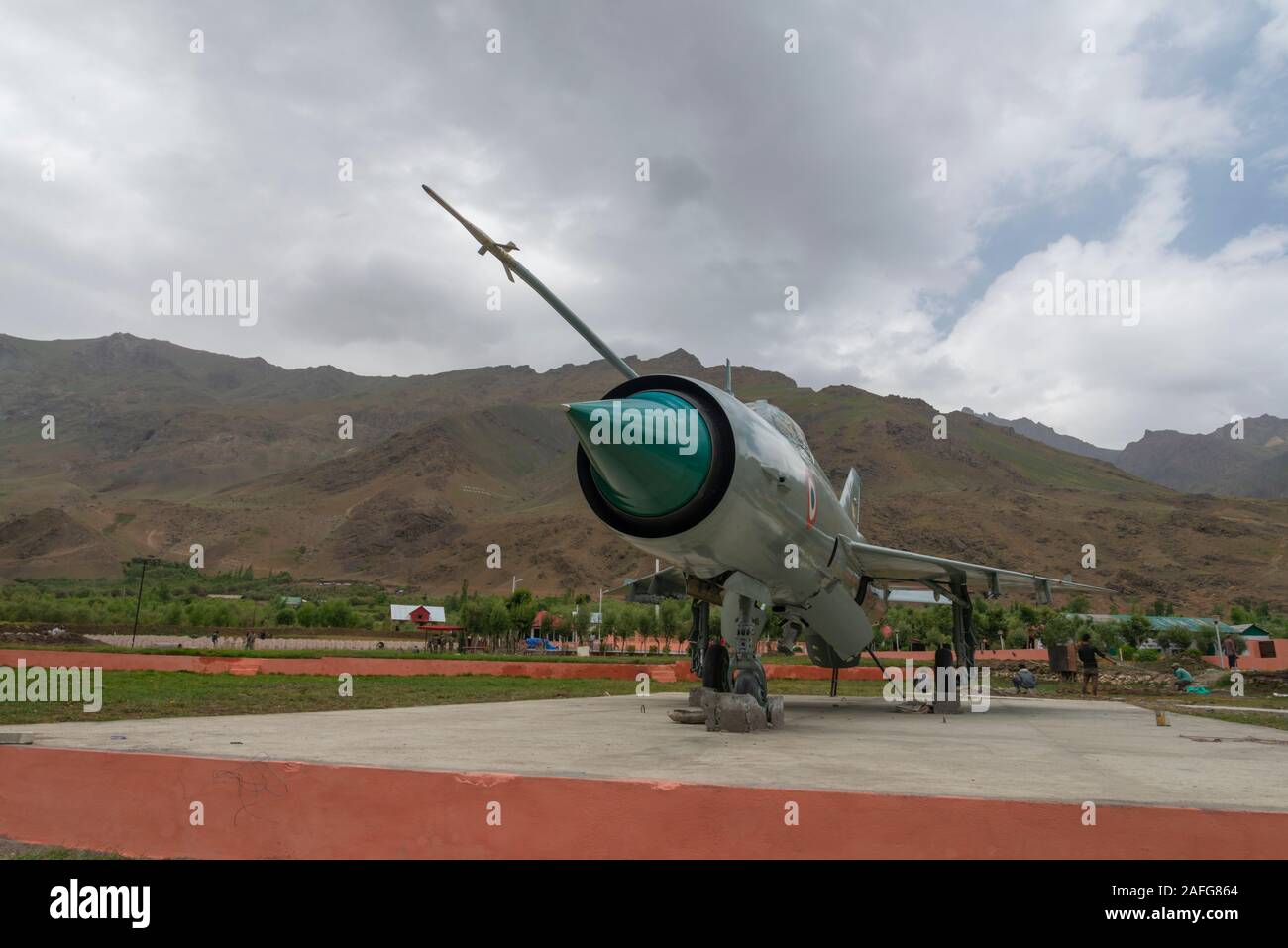 Mémorial de la guerre de Kargil, près de Jammu-et-Cachemire, l'Inde, l'Asie Banque D'Images