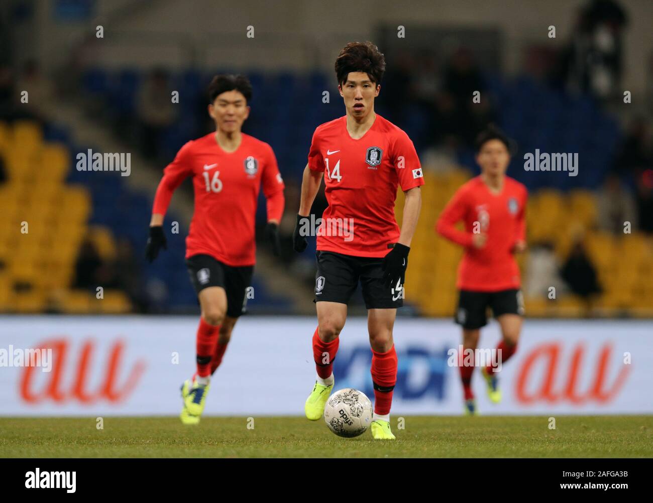 Yeongjae Lee (KOR), le 15 décembre 2019 - Football : championnat de football de l'EAFF E-1 2019 Men's match République Corée finale entre la Corée du Sud 1-0 Chine PR au Busan Asiad Main Stadium à Busan, Corée du Sud, le Crédit : AFLO/Alamy Live News Banque D'Images