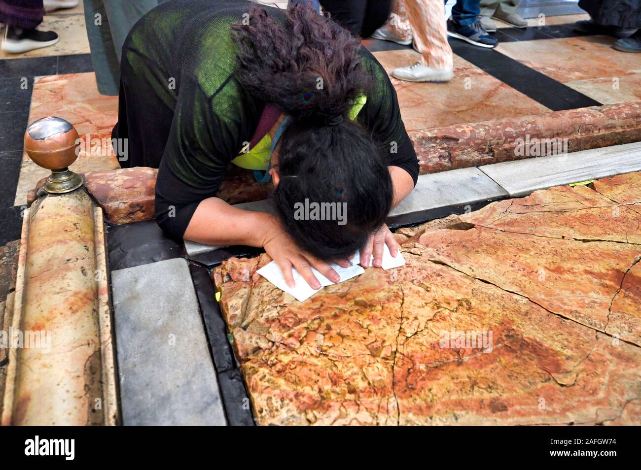 Jérusalem Israël. L'église du Saint Sépulcre Banque D'Images