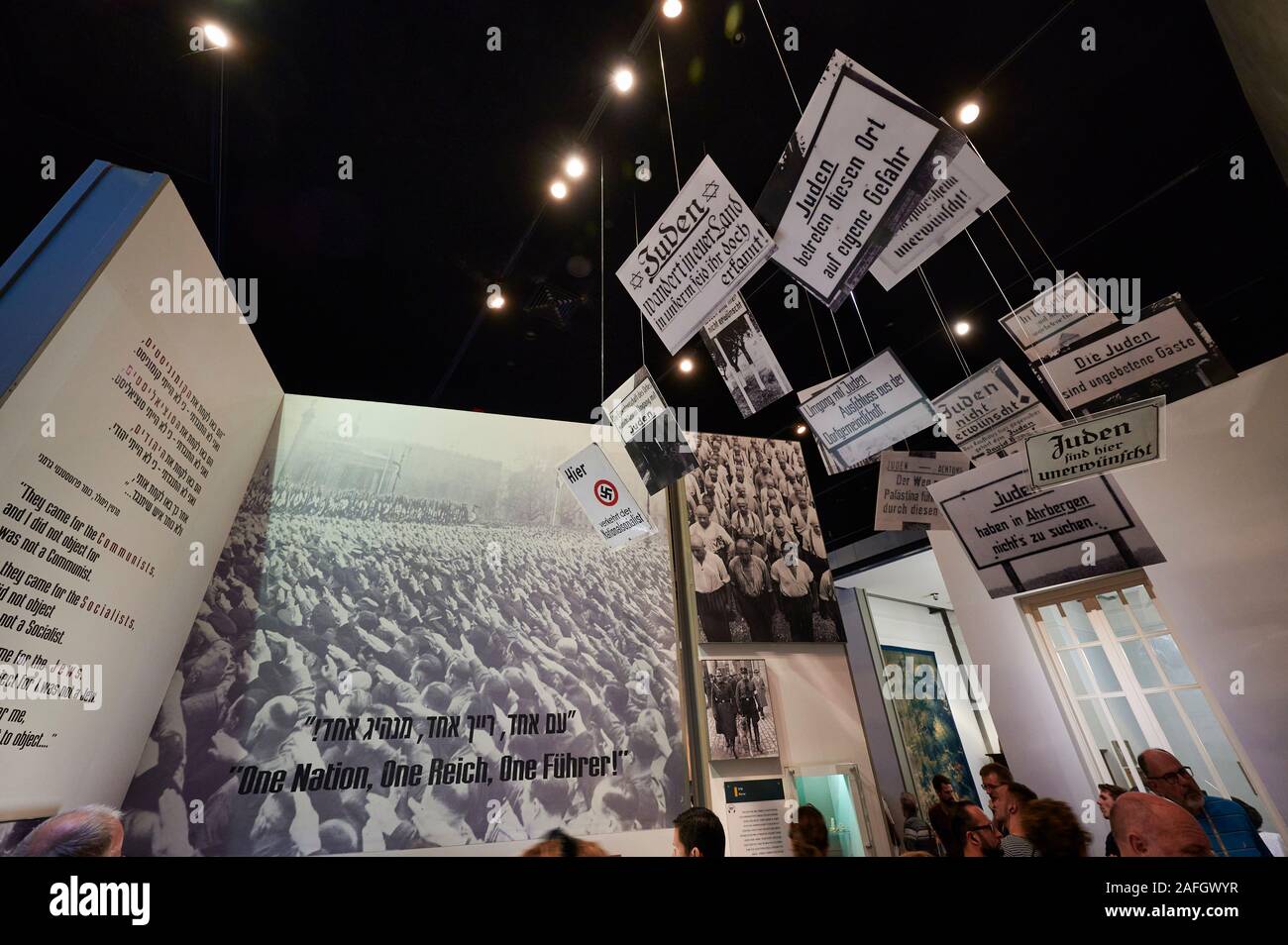 Jérusalem Israël. Yad Vashem. Mémorial aux victimes de l'holocauste Banque D'Images