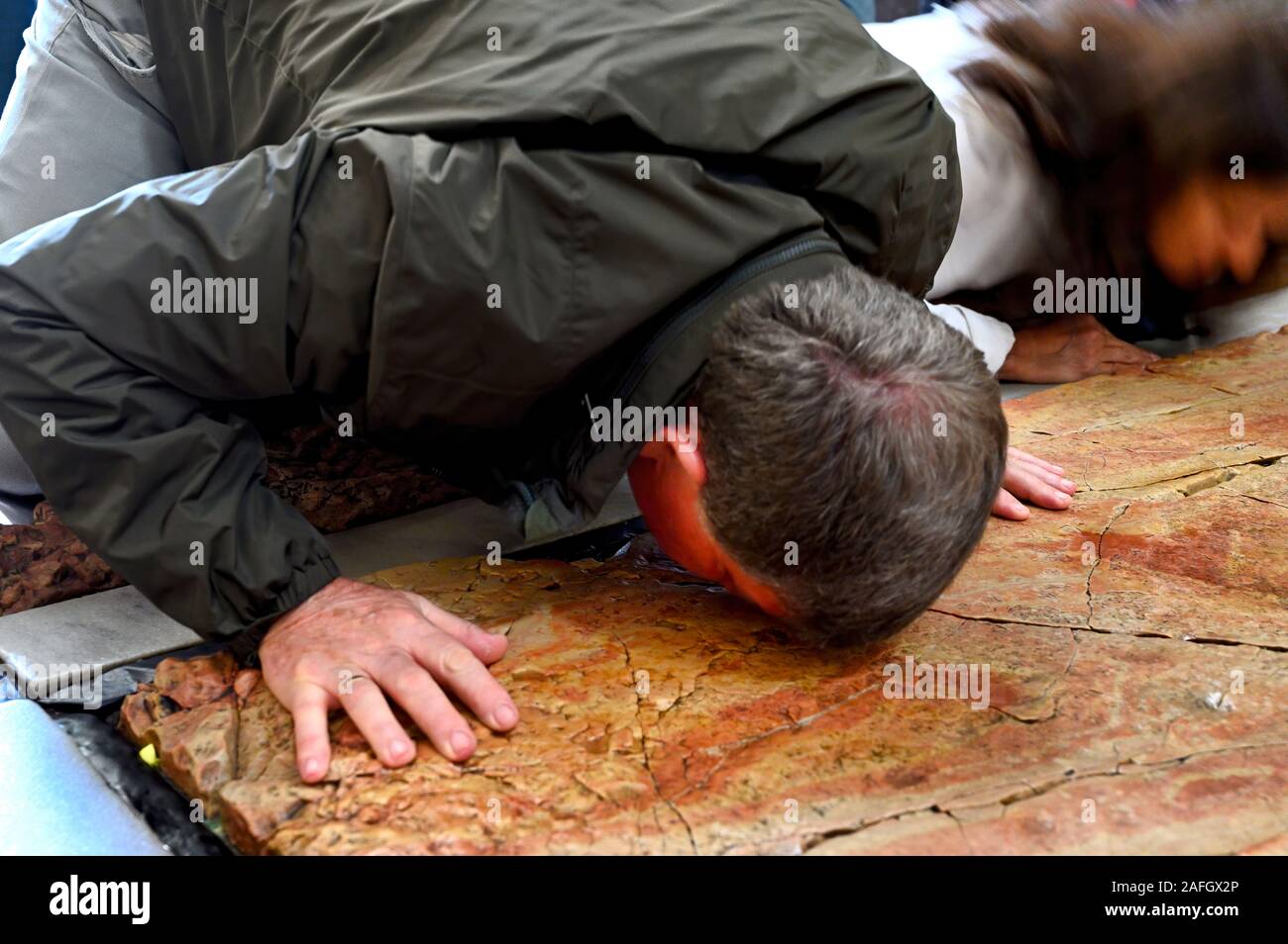 Jérusalem Israël. L'église du Saint Sépulcre Banque D'Images