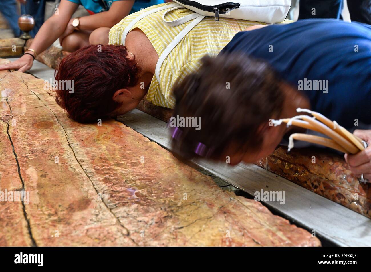 Jérusalem Israël. L'église du Saint Sépulcre Banque D'Images