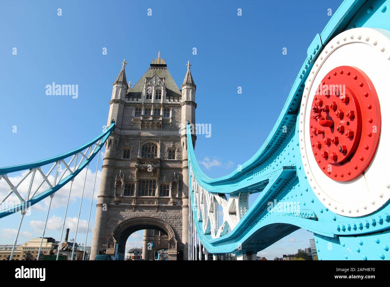 Tower Bridge à Londres, Royaume-Uni. Monument anglais. Banque D'Images