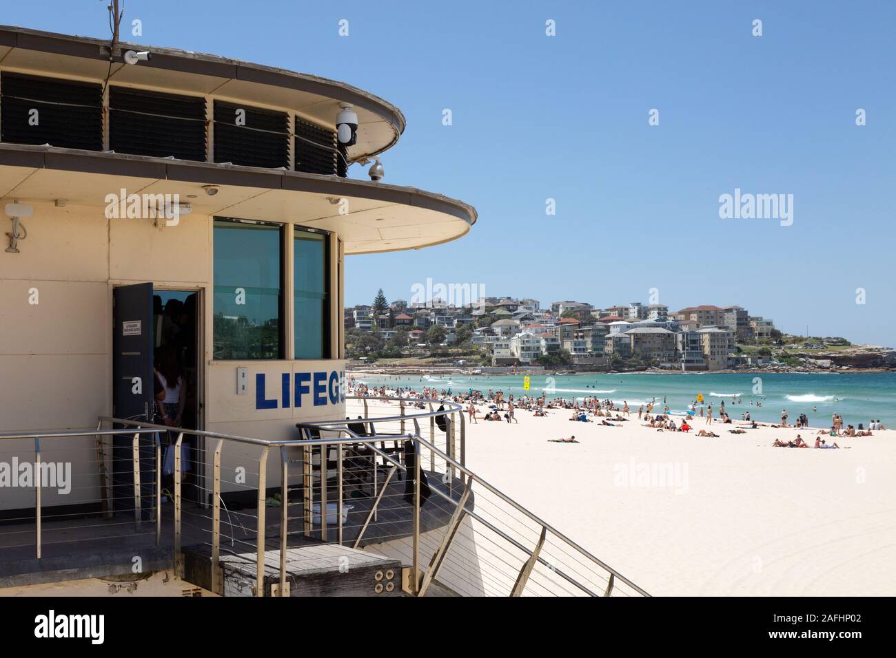 Station de sauvetage de la plage de Bondi, Bondi Beach Sydney Australie Banque D'Images