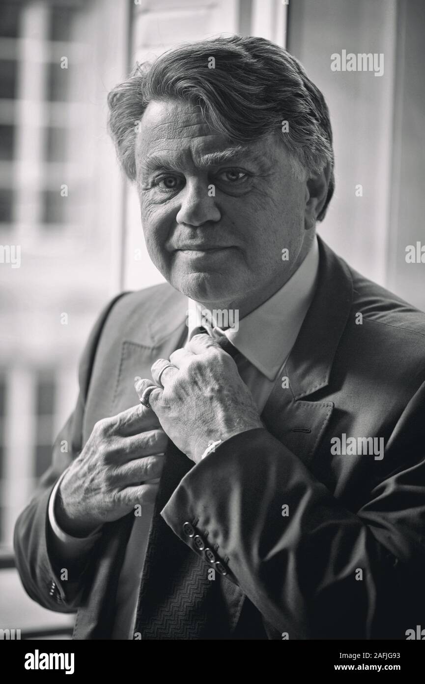 Gilbert Collard, avocat et homme politique français. Paris, octobre 2015. Banque D'Images