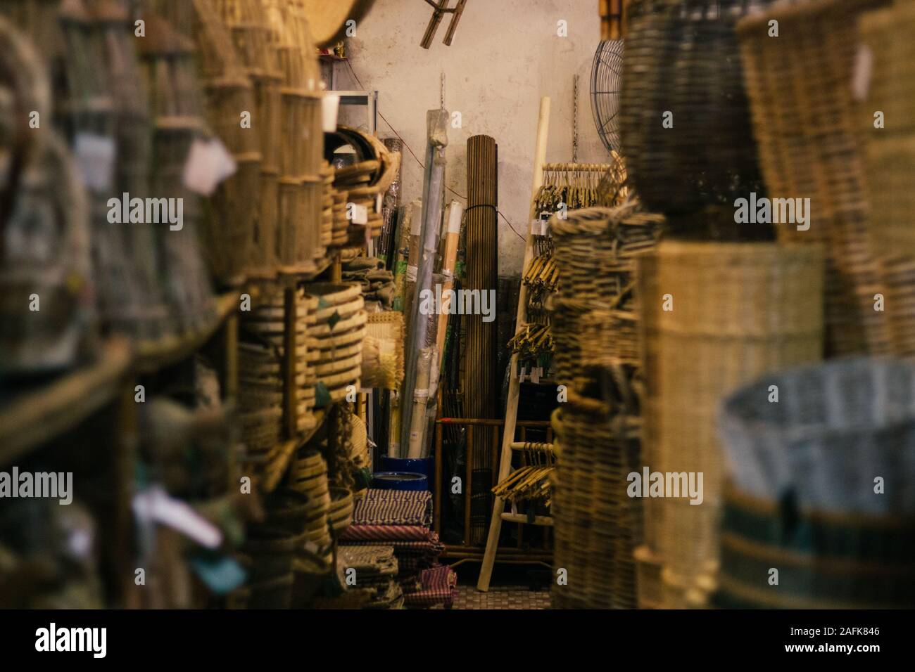 Shop-wares, Malacca Banque D'Images