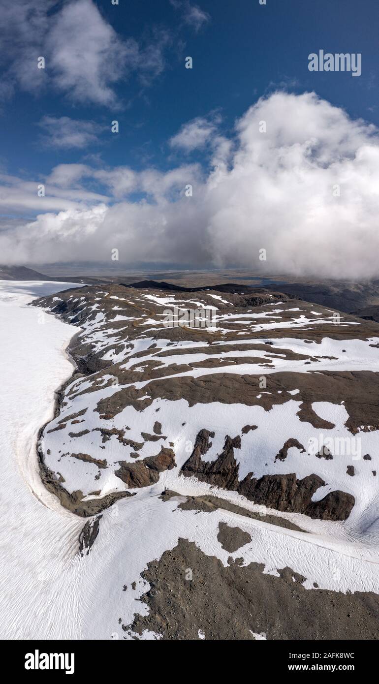 Glacier Skalafellsjokull, Parc national du Vatnajökull, UNESCO World Heritage Site, Islande Banque D'Images