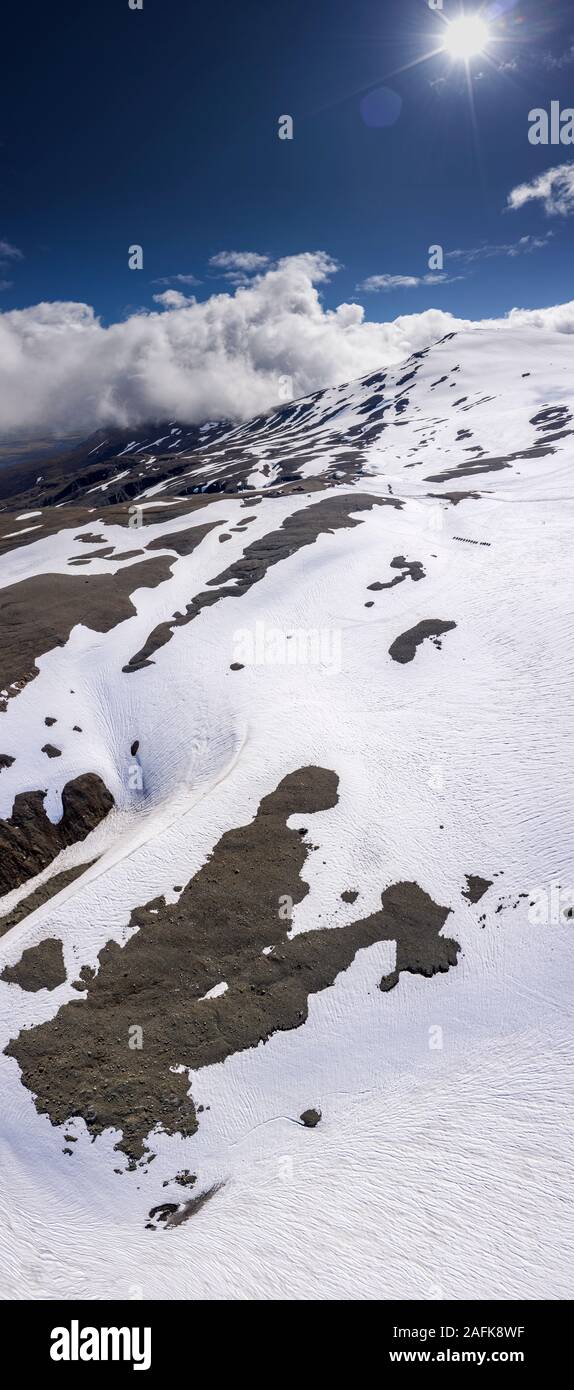 Glacier Skalafellsjokull, Parc national du Vatnajökull, UNESCO World Heritage Site, Islande Banque D'Images