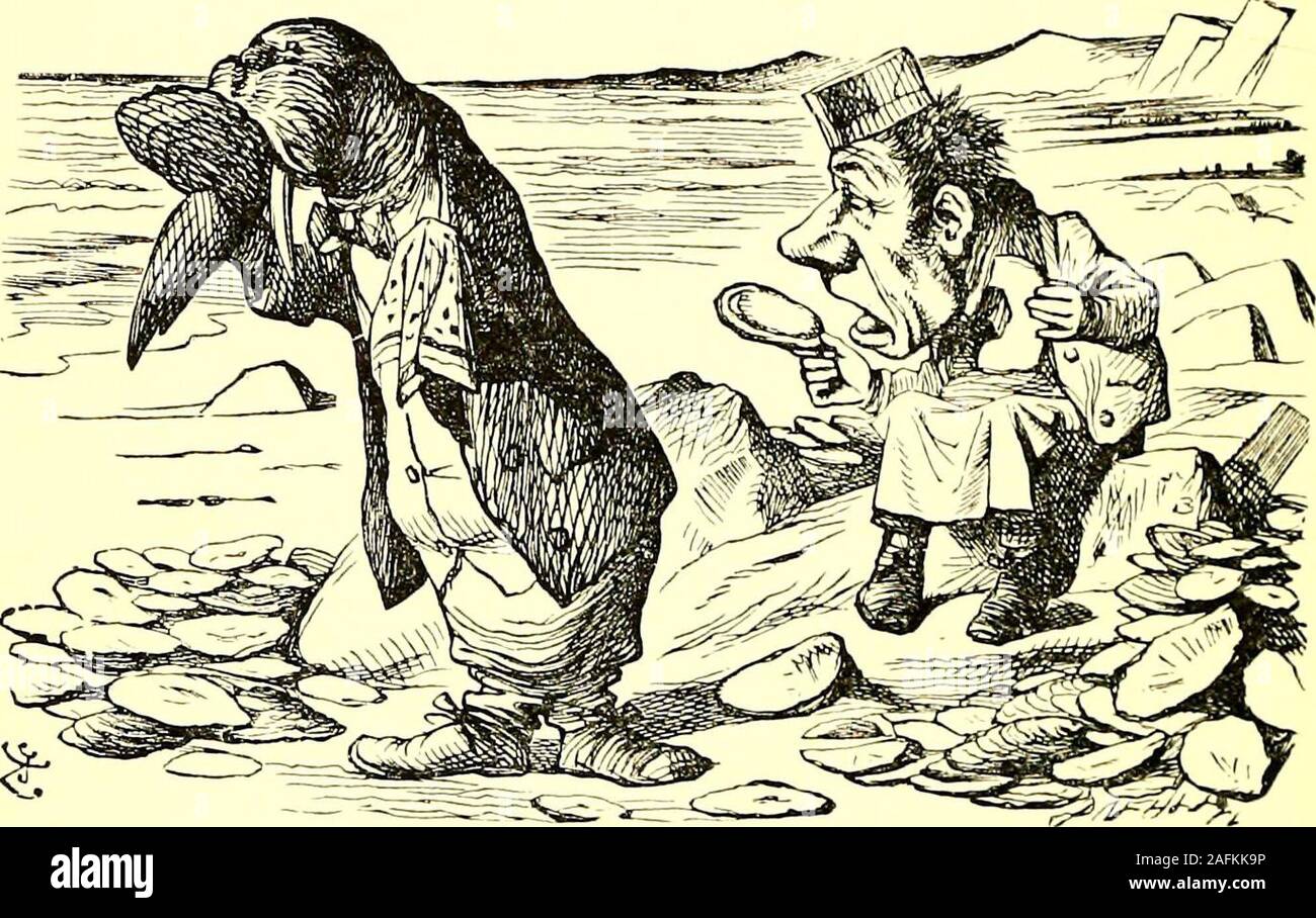 A Travers Le Miroir Et Ce Qu Alice S Y Trouvent 1 Mais Attendez Un Peu Les Huitres S Ecria Avant Que Nous Avons Notre Chat Pour Certains D Entre Nous Sont A Bout De