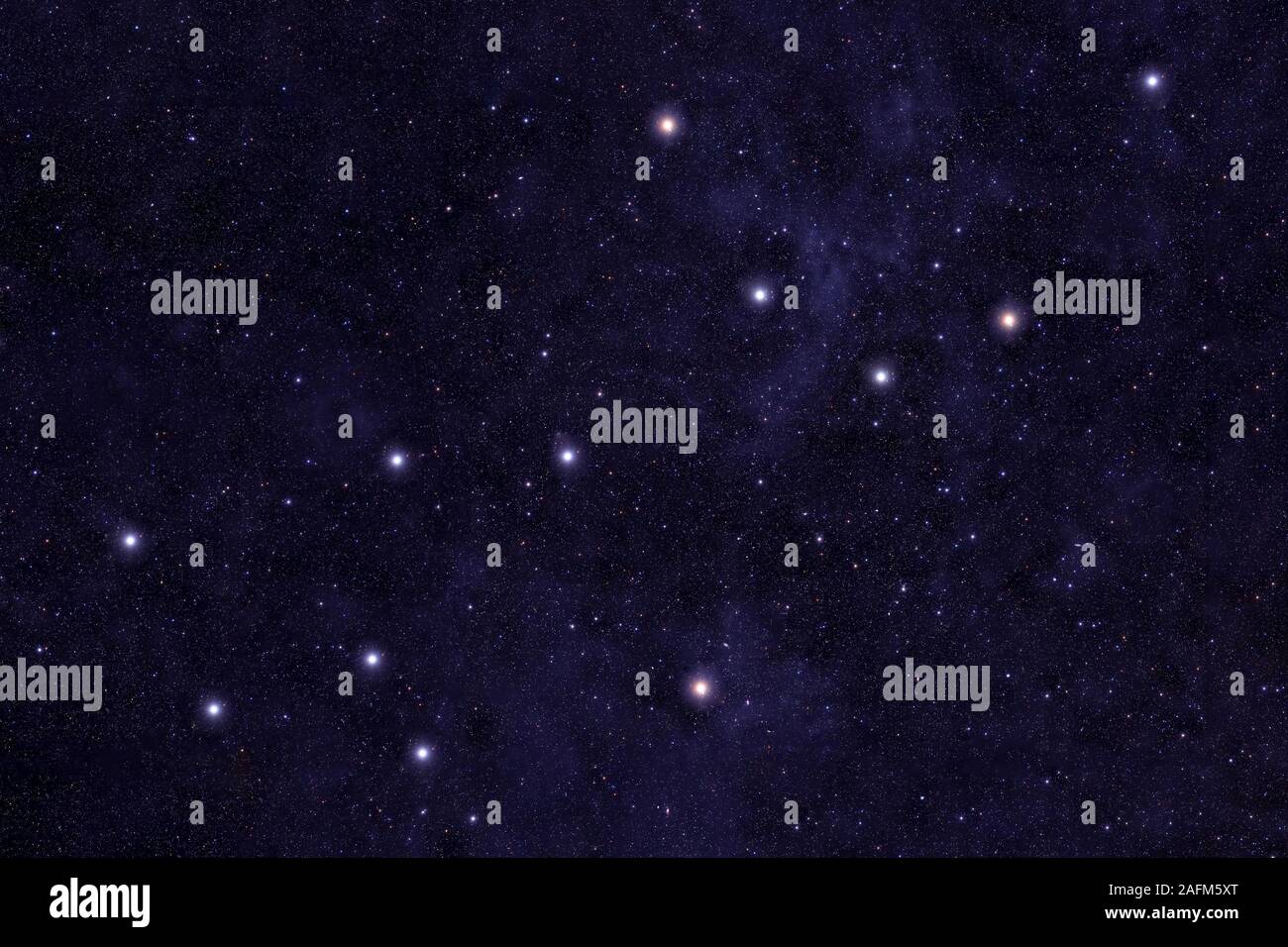 Constellation de la Vierge. Sur le fond du ciel nocturne. Les éléments de cette image ont été fournies par la NASA. Banque D'Images