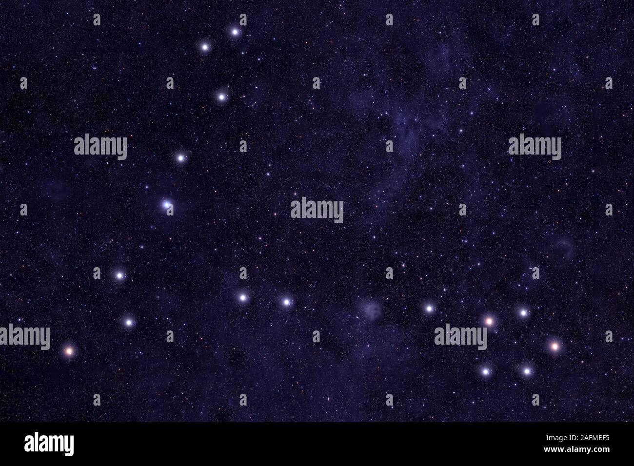 Constellation des poissons. Sur le fond du ciel nocturne. Les éléments de cette image ont été fournies par la NASA. Banque D'Images