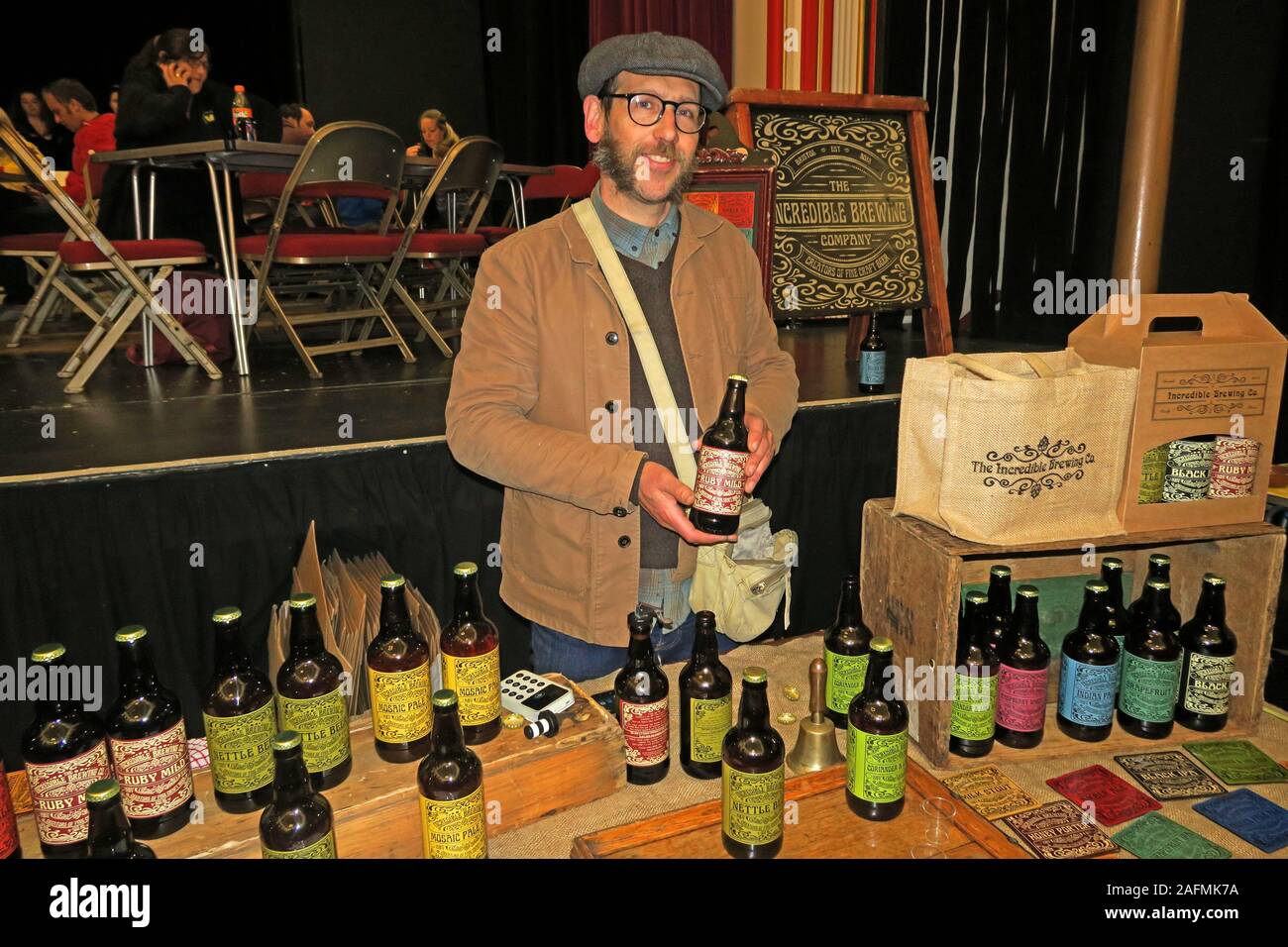 The Incredible Brewing Company, Bridgwater Food & Drink Festival 2019, Taste of L'ouest, les aliments, les boissons, l'hôtel de ville Banque D'Images