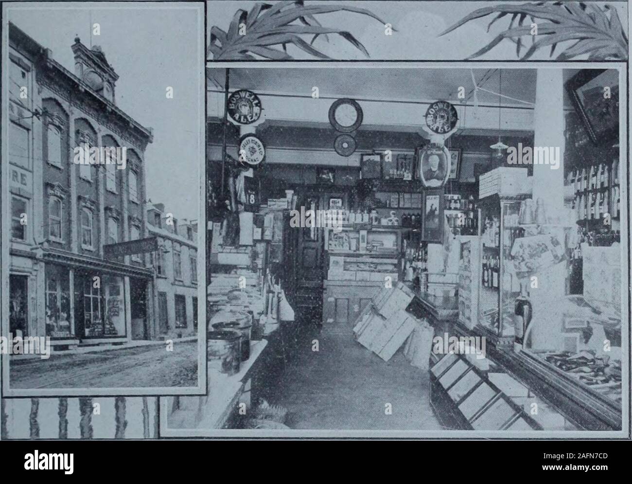 La ville de Lévis et ses environs (Québec). Canada, 1912. EDOUARD RUEL ,  Photo &gt ;&gt ;/, A. R. Roy 1. Entrepôt de moulage 1. Hangar ii moulures.  2. Un coin