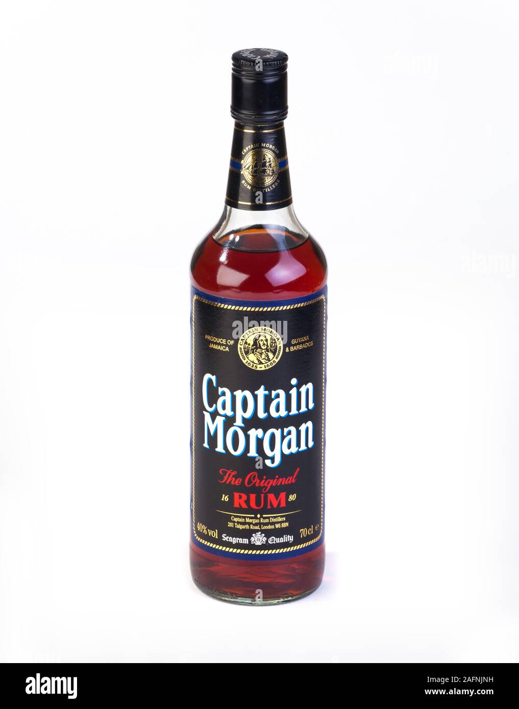 Capitaine Morgan rhum Banque D'Images
