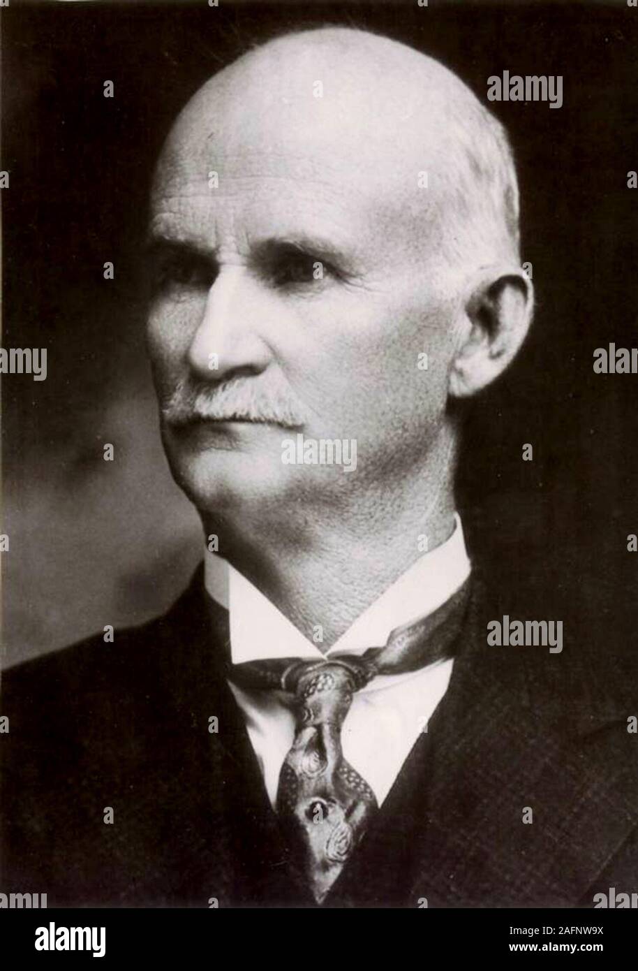 John Moses Browning (1855 - 1926) créateur d'armes à feu américain, inventeur américain et l'armurier Banque D'Images
