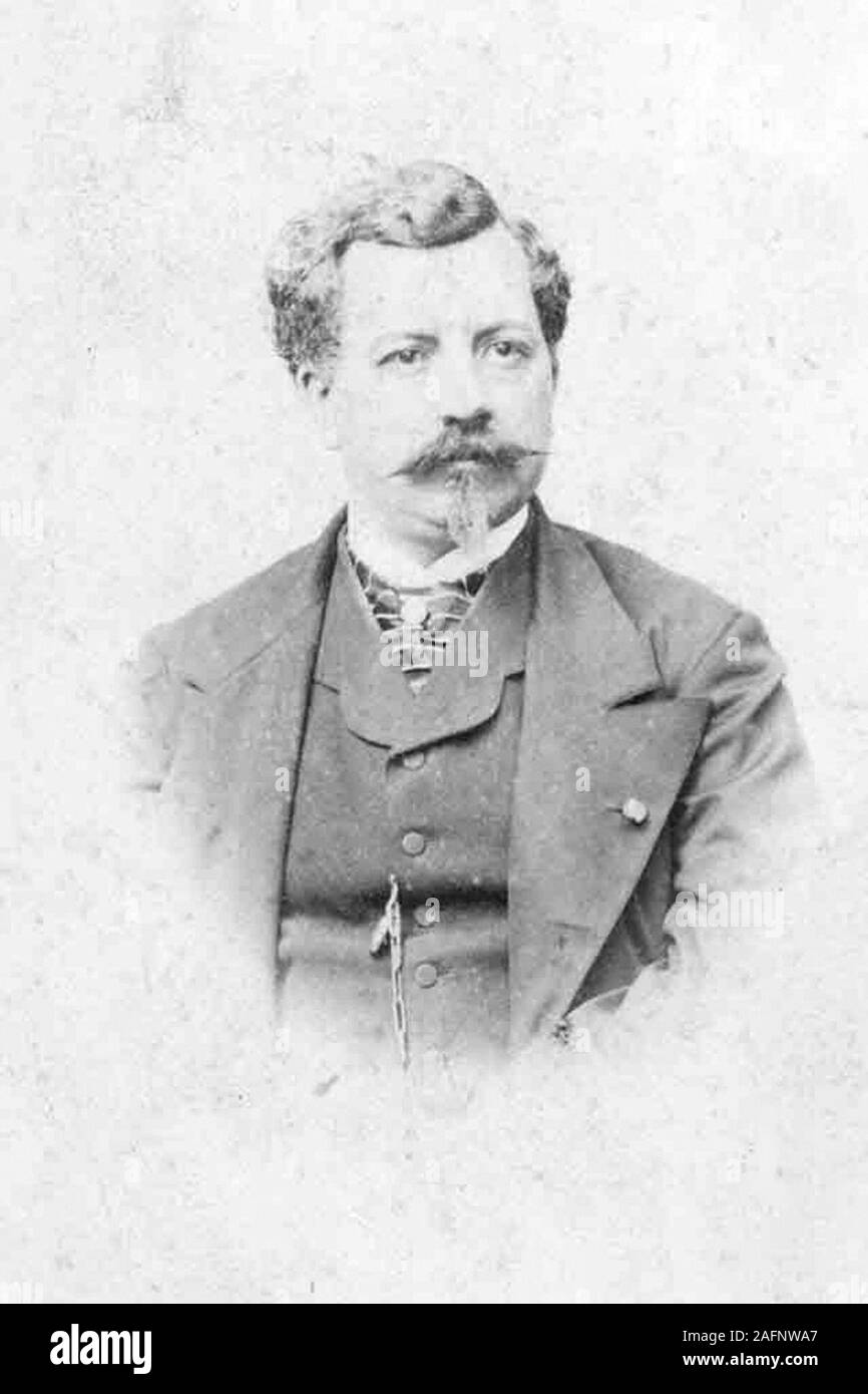 Jean Alexandre LeMat, Jean Alexandre François LeMat (1821-1895) connu pour le revolver à percussion qui porte son nom Banque D'Images