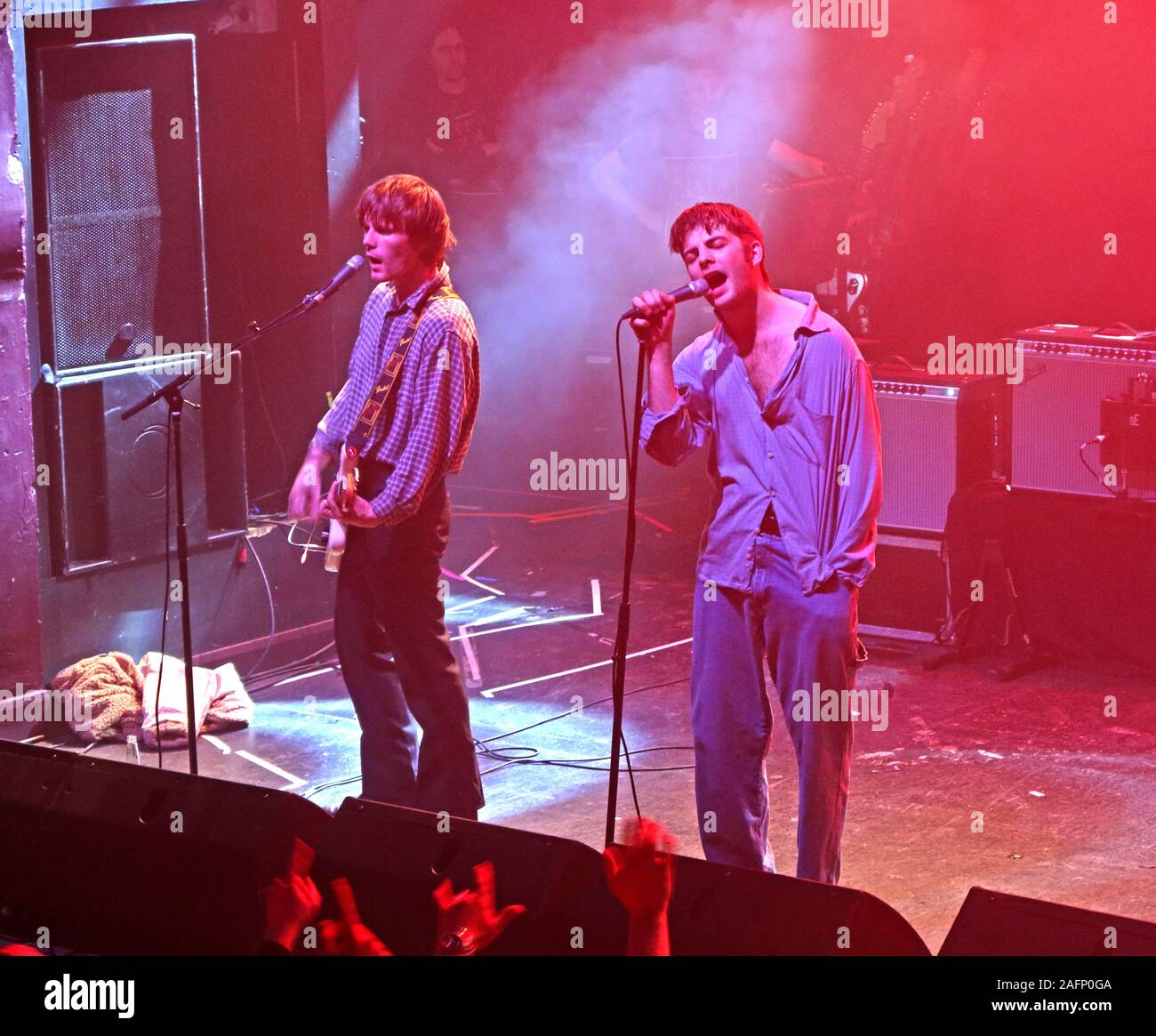 Fontaines D.C. (Dublin) en live sur la scène de l'O2 Academy Birmingham Digbeth,Institut, West Midlands, England, UK, B5 6DY Banque D'Images