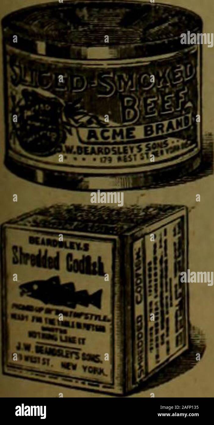 . Canadian Grocer Juillet-décembre 1895. La coopération de l'amidon, .Le Cardinal (Ont.) Sardines, Amer., hifi 0050 ^•s .... 0 0 09  % de la moutarde, de la taille, cas 50 boîtes, par 100 11 00 ., M.VRSHALL & Co., en Écosse. Le hareng frais, lib 1101 Kiitpered le hareng, 1-lb 1851 harengs à la sauce tomate 1851 harengs dans les crevettes sauce .200 harengs en sauce aux anchois .. 200 harengs une sardine hi 240 conservé bouffis 1851 Fiudon véritable Haddock 1851 VIANDES EN CONSERVE. (CANADI.VN.) Pompe Com Boeuf, 1-lb. de conserve.. SI $65 1 2 .. 265 246 •• .. 800 814 • .. 18 00 19 2 * .... 2 2 .. 26621 • .. 40 3 3 2 6 2 .. 75 2 2 1 2 2 4 1 1 2 2 2 1 Banque D'Images