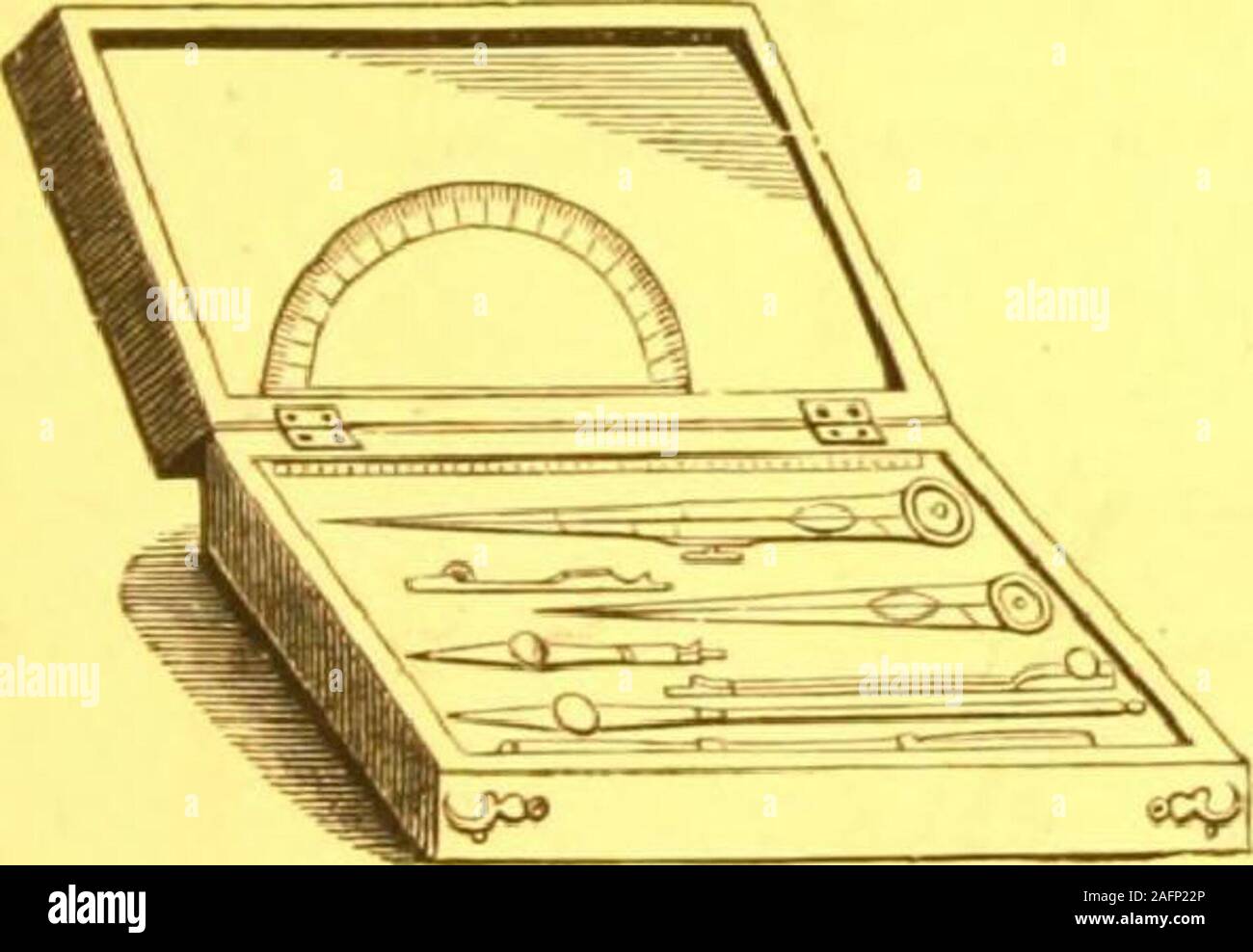 . Catalogue : instruments d'ingénierie et mathématiques et de matériaux fabriqués et importés par James W. Queen & Co.. Un 48. Un 49. Tous les ensembles d'instruments à partir du n° 48 à G4j est destinée avec brevet Foxs LeadHolder, n° 29, lorsqu'ils sont vendus au détail. N :. A 4b. Boîte de bois ; contenant 4i pouces paire de séparations, avec stylo et crayon 10,50 points, un 49. Boîte de bois ; contenant 41 pouces paire de séparations, avec stylet et PencilPoints et allongement Bar No 14.manche ébène Tire-ligne, n° 24.Bras* Rapporteur et divisé la règle, .80CatalogMathematicalAndEngineeringInstrumentsAndMaterialsManufactured. 8 Banque D'Images