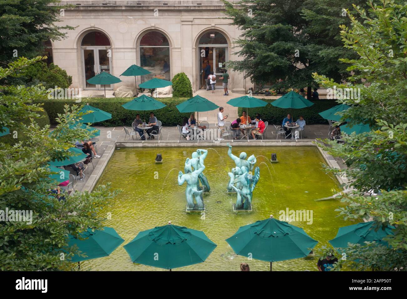 Le musée de l'Art Institute of Chicago Illinois Banque D'Images