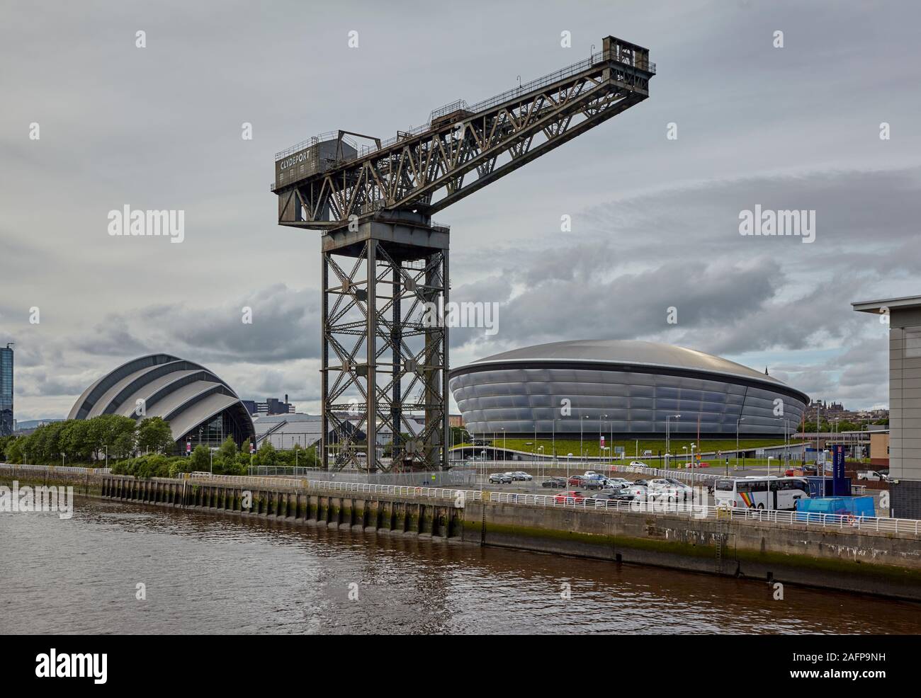 Finnieston crane grue Stobcross ou un symbole de l'héritage de Glasgow de l'ingénierie. Banque D'Images