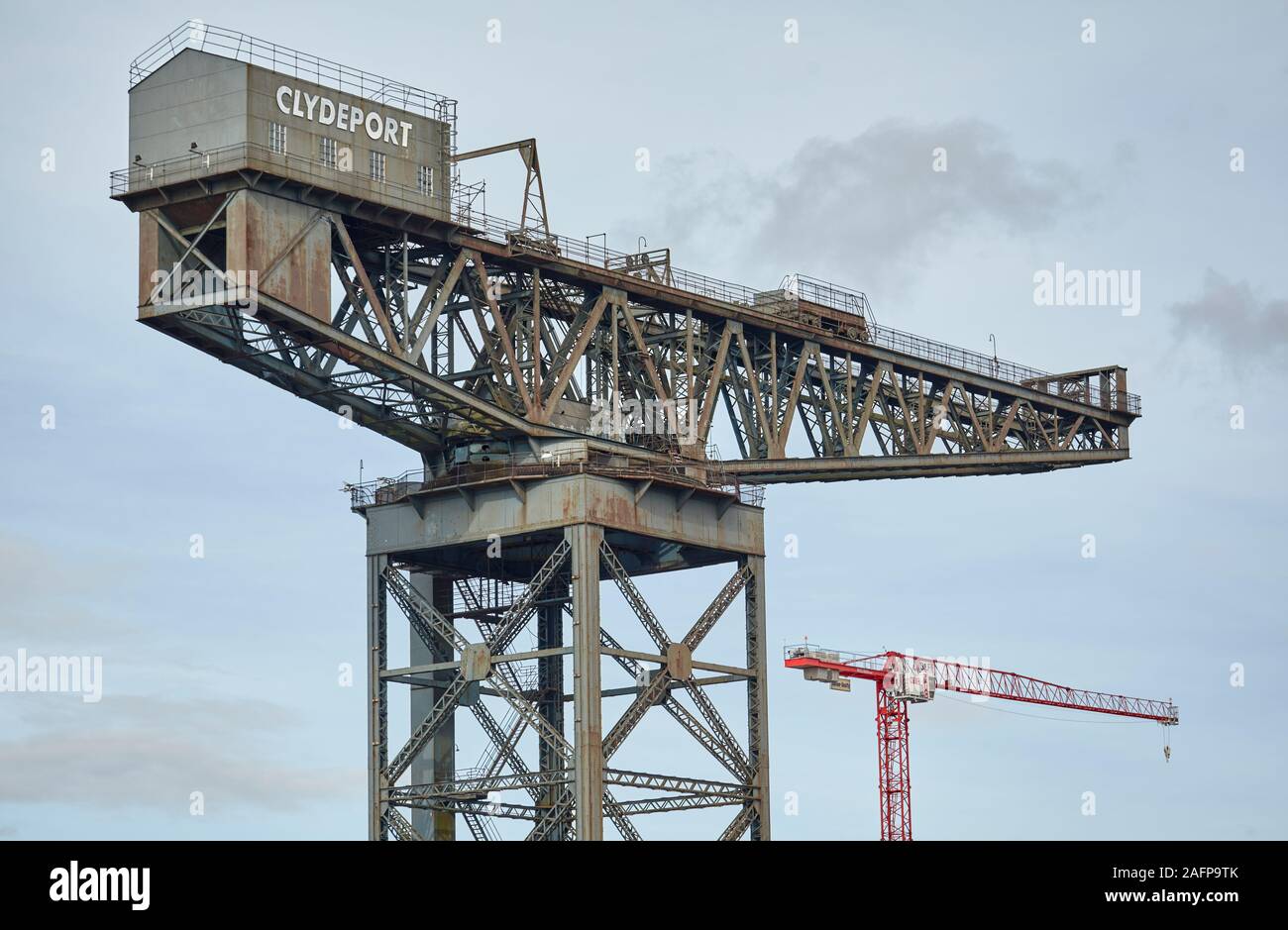 Finnieston crane grue Stobcross ou un symbole de l'héritage de Glasgow de l'ingénierie. Banque D'Images