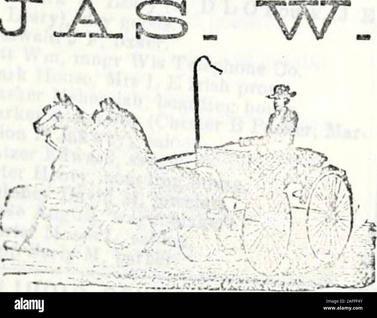 . Répertoire géographique de l'état du Wisconsin et annuaire d'entreprises. uiufS & EMERICA (Emanuel G Knauss, Alice), Rroceis VILLAWOOL L.K(" lik-r Gustav F, forgeron.K"M !ock 5EOIISC, George W Kollock, Iinpr. Beluto {voir ade..) Kuehl Frederick, wagonmaker.Lachance L& Co (Léandre Lachance, P B Champagne), magasin général.La comte Louis B, médecin.Lambert B J & Co (B3 rou J Lambert, P B Champagne), geuerul slore.Lanctot Peter, cordonnier.Lange Bros (Charles et Ernest), saloon.Larson Jlartiu blucksmith.Larson, Samuel, saloon.Droit, et de prêt immobilier de Keal, E L'Assn Bump prcs, John Van Hecke s^TrnOT r TT -SVT a l'honneur Banque D'Images