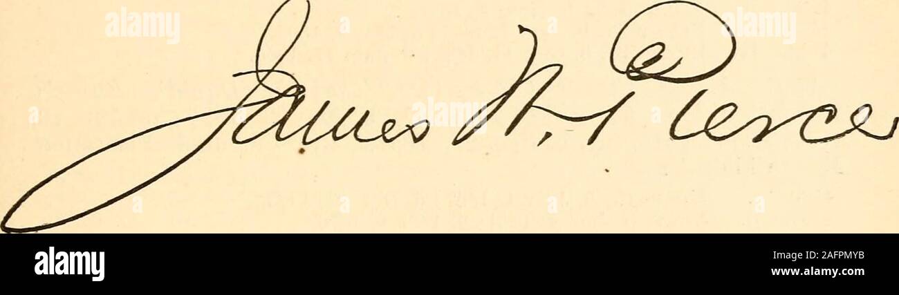 . Pierce généalogie : être l'enregistrement de la postérité de Thomas Pierce, un habitant de Charlestown, et par la suite, le village de Charlestown (Woburn), en Nouvelle Angleterre, de testaments, inventaires, biographies, etc.. 3247. James W.9 {Pierce James W8, James7, Joseph6, Isaac5,Isaac4, Jonathan3, Samuel*, Thomas1), b. Le 26 janvier 1844 ; m. Mar.13, 1867, Anna M. Billings, b. Le 25 avril 1847. Res. Cambridge, Massachusetts. Enfants :- 4567. i. Charles F., b. Le 28 janvier 1869. 4568, William F.. ii. b. Le 20 juillet 1870. 4569. iii. Martha E., b. Le 4 novembre 1873. 3248. Charles E.9 {Pierce James W8, James7, Joseph6, Isa Banque D'Images