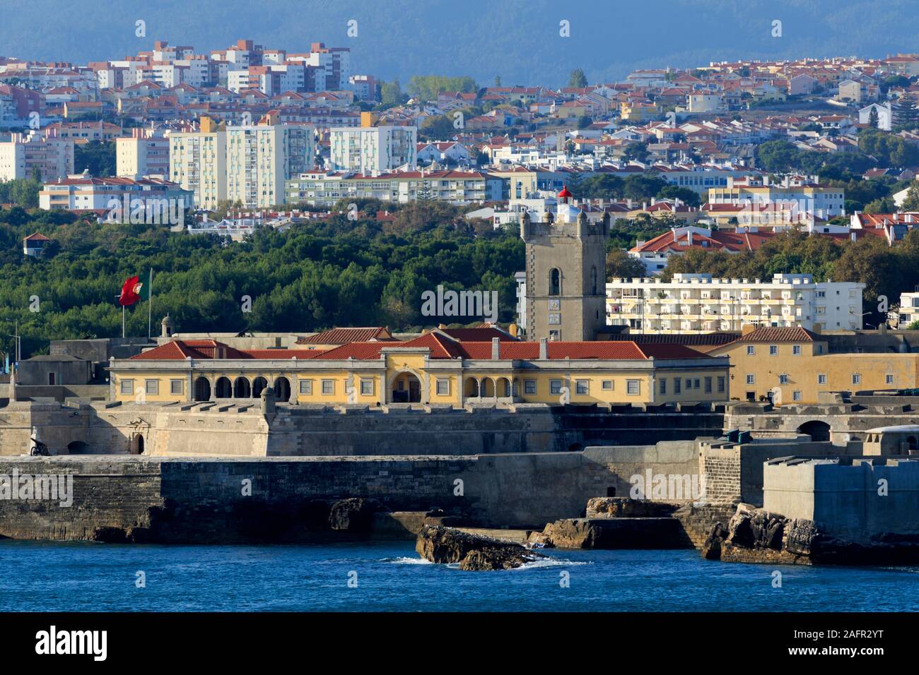 Fort de Sao Juliao Barra, Carcavelos, Lisbonne, Portugal Banque D'Images