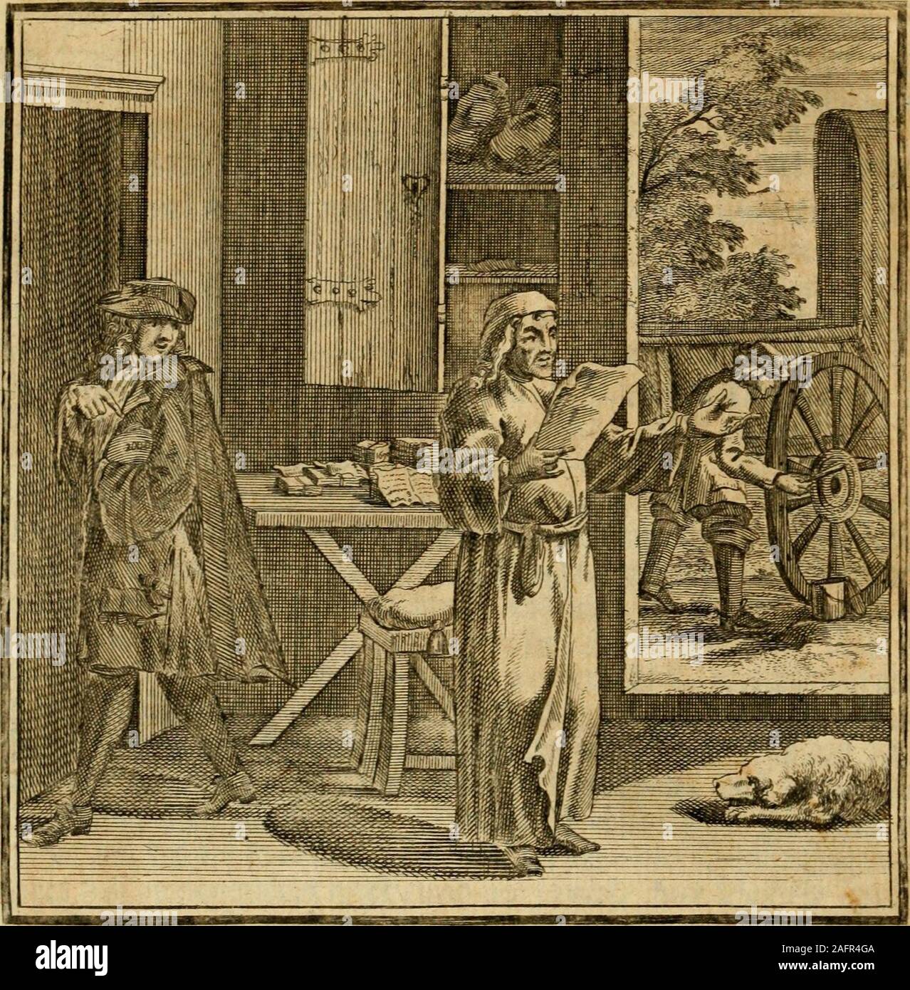 . Centi-folium stultorum en quarto, de l'Oder, Hundert Narren ausbündige aufgewärmet in folio : neu und einer dans Alapatrit-Pasteten Schau-Essen zum, mit schönen hundert, Kupffer-Stichen zur ehrlichen Ergötzung nutzlichen Zeit-Vertreibung, und, nettement frölich- melancholischen Gemüthern aufgesezt : als auch mit einer delicaten Brühe artigen vieler, Historien lustiger Fablen kurtzweiliger, Discursen erbaulicher Sitten-Lehren, und angerichtet. QSerjweiffung barburd mancber / folget) bc*tt)e(5ttt)irbf )un^ er jlcb auf ben 9^Diebllabl unb aub begibt ; unbh)une(et, ober audb felbft mobl ftd) um fein eben 2b Banque D'Images