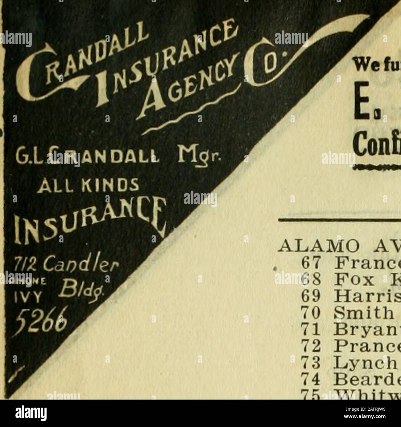 . Annuaire de la ville d'Atlanta. pot 56 Pittsburg Plate Glass Co58 Acme Steel Co Biens Av Madison commence CHASL REEVES 9z S vaste fleuve GUN-LOCK SMIT ! K1 METALREPAIRED DIRECTE ALBÂTRE ALLEN ALLEY, à partir de la 310e à Courtland Butler ALAMO (AV) du district de cuisiniers,à partir de 16 w pour Mariettathence Cercle n s w d'Ashby, ofSou 1 w Ry 27 postes vacants Sept 10, 191229 Brown William31 Vacant Sept 10, 191233 Reese Susie J Mme Marietta croise John Daniels37 H39 Mme Emma Jones41 Vacant Sept 10, 1912 43 Mme Martha Thompson William McKinney 44 45 E T 46 Blanc poivre James William B 47 Sept 10, 1912 Vacant Vacant 48 Sept 10, 1912 4 Banque D'Images