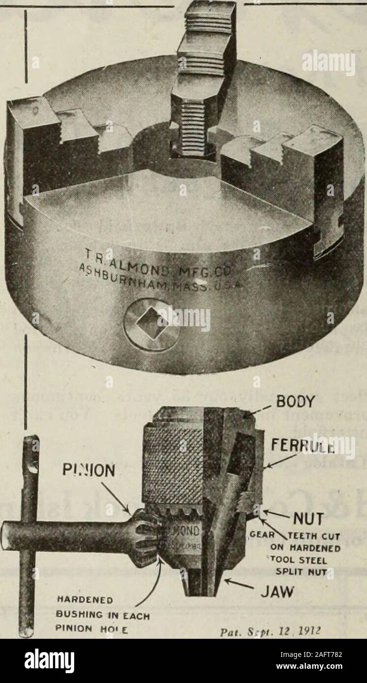 . Les machines et le travail des métaux (janvier-juin 1919). Produits métalliques, Knight Limited 119, rue Adelaide Ouest, TORONTO, ONT. Si l'annonce d'intérêt ? Vous, déchirer dehors maintenant et place avec des lettres de réponse. ( : A I A D 1 UNE MACHINE N R V le volume X&gt ; mandrins amande xMICROMETERS Donnez thema essayer.UniversalGearedScrollChuck-pointures 5,6, 7,5, 9 et 12. GearedNut DrillChucks invariouscapacities,0, à 1. MeterCalipers EnglishReadings-micro-,1, 2 et3. MetricReadings,25, 50 et75 m/m.. ABl C£££E HARDENEDTOOL STEELSPLIT CUTON Pal de l'écrou. Srpl. U m Banque D'Images