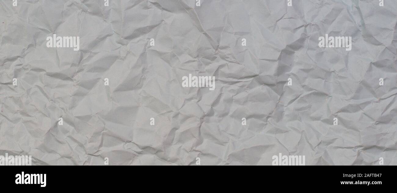 Papier froissé froissé gris clair texture background Banque D'Images