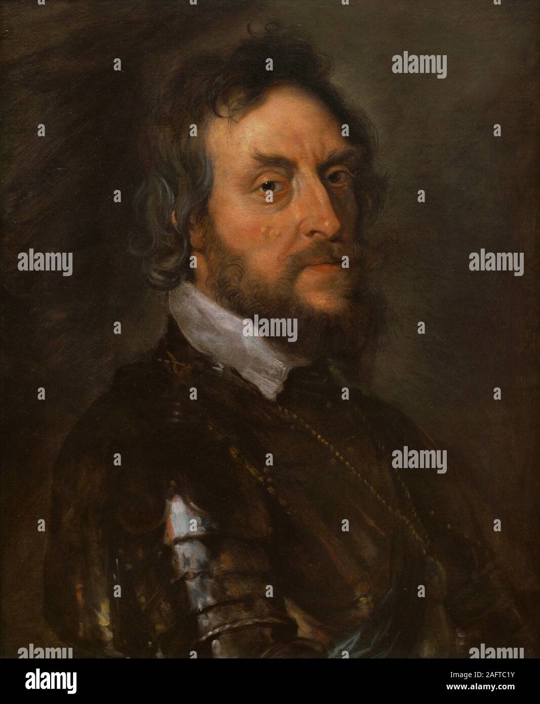 Thomas Howard, 14º conde de Arundel (1586-1646). Cortesano inglés y coleccionista de arte durante los reinados de Jaime I y Carlos I. Retrato por Peter Paul Rubens (1577-1640). Oleo sobre lienzo, 1629. National Portrait Gallery. Londres. Inglaterra. Banque D'Images