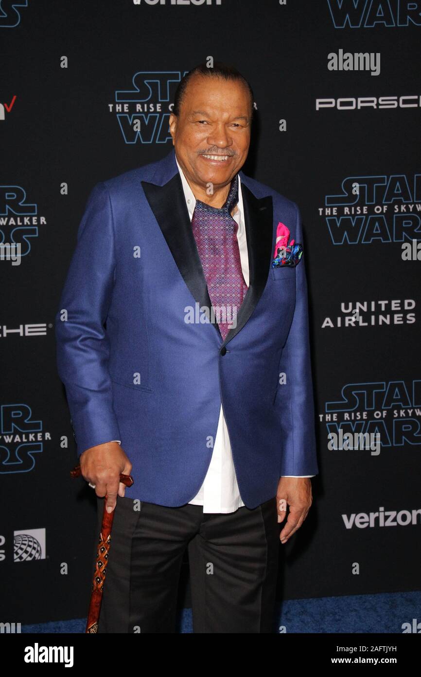 Los Angeles, USA. Dec 16, 2019. Billy Dee Williams à Lucasfilm's ' : la montée de Skywalker' Première mondiale tenue à El Capitan Theatre de Los Angeles, CA, 16 décembre 2019. Crédit photo : Joseph Martinez/PictureLux PictureLux Crédit : Le Hollywood/Archive/Alamy Live News Banque D'Images