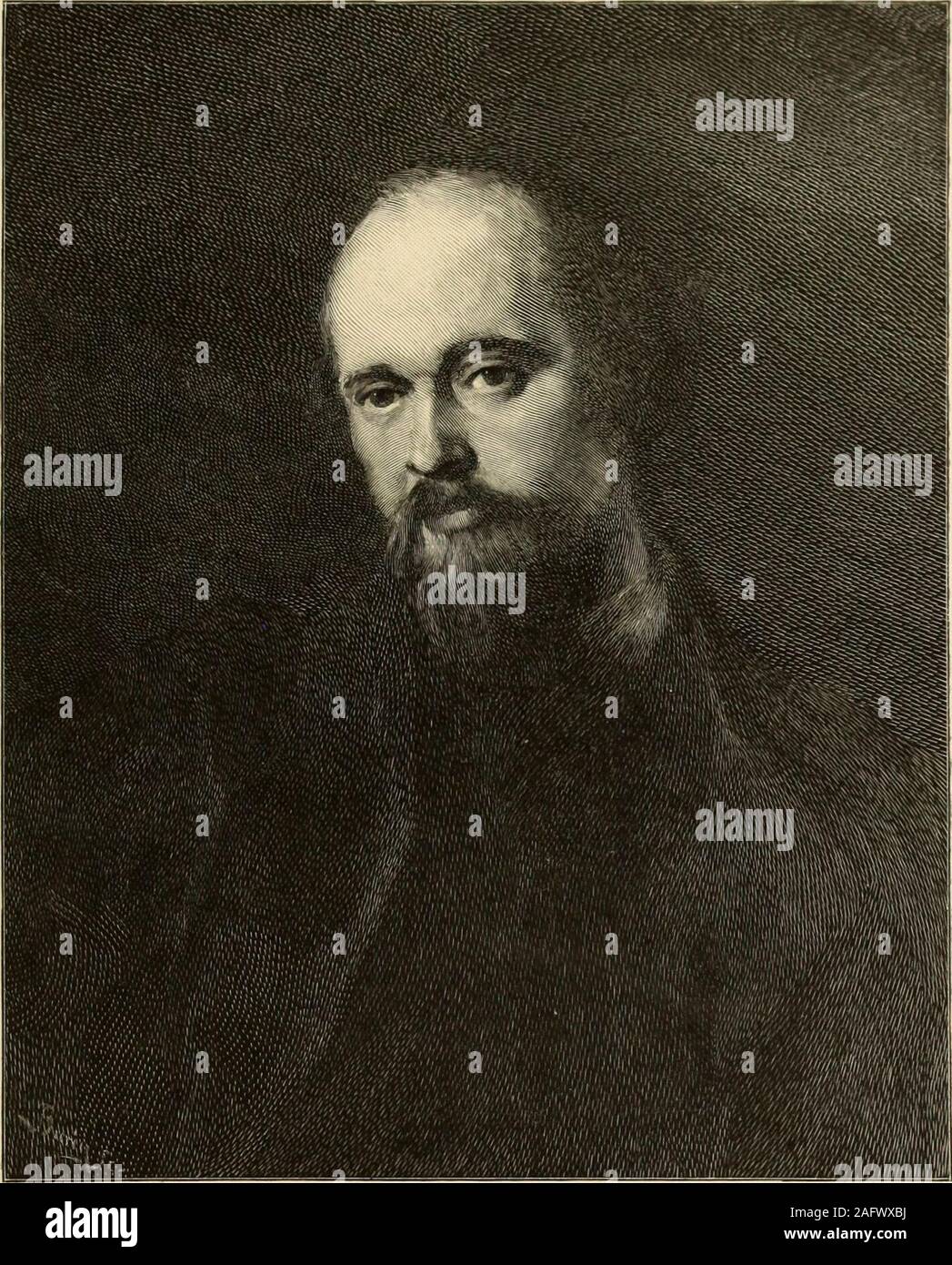 . L'art et la critique : monographies et études. et un nouveau et decorativescheme absolument unique de bleu et d'or, dans laquelle le chef de motif est l'peacocksand leurs plumes, est apparu à sa place. Les murs, les travaux à bois,et le plafond sont entièrement couvertes de ces compositions dans theJapanese goût. Le cadre est laquée et assombrie, comme ortreated aventurine, et les panneaux sont remplis avec l'im-brications plumes de paons d'exquise invention. Au buffet, à l'extrémité de la salle en face de la cheminée, isan panneau oblong 16 pieds de long, où M. Whistler hasdepicted deux paons en aggr Banque D'Images