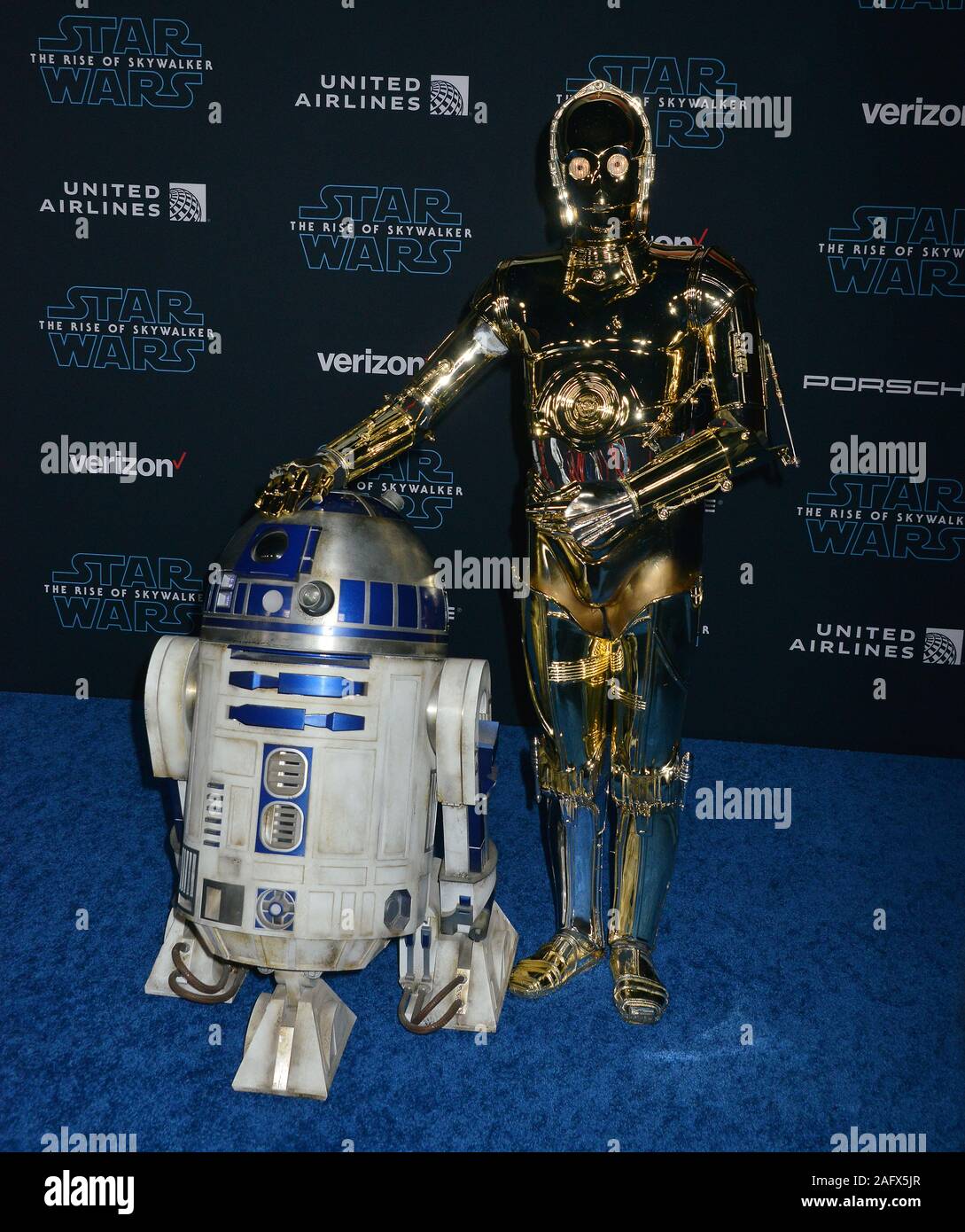 Los Angeles, USA. 25Th Dec 2019. Guerre des étoiles, la montée de l'Skywalker-Ambience 008 tapis arrive à la première de Disney's 'Star Wars : La montée de l'Skywalker' le 16 décembre 2019 à Hollywood, Californie Crédit : Tsuni/USA/Alamy Live News Banque D'Images