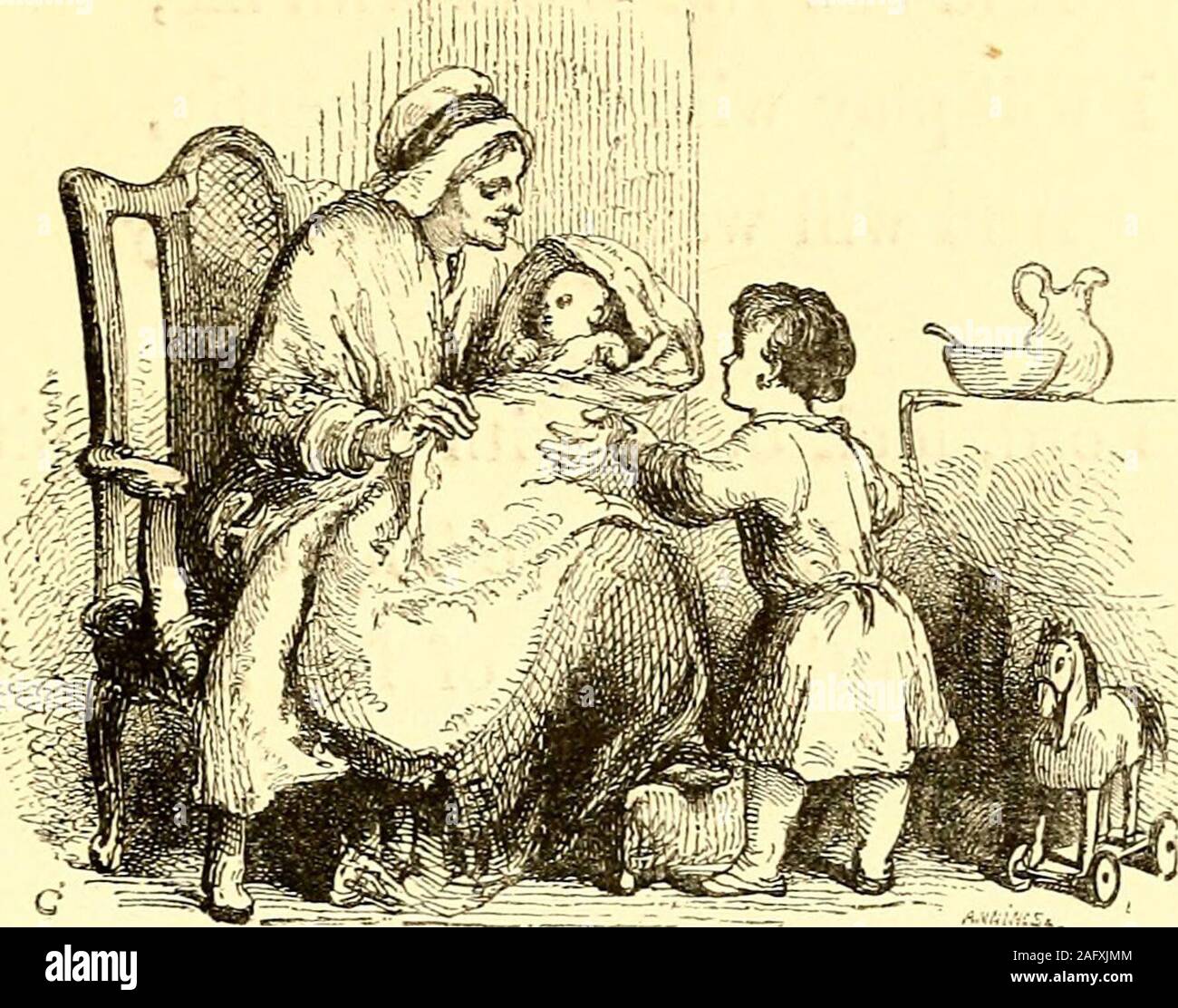 Chants Et Cantiques Illustre Pour Les Petits 29 Mon Petit Frere Permettez Moi De Venir Embrasser Le Bebe Sur Sa Petite Bouche Comme Ceci Je Suis Sur Que Je N Est Pas Service