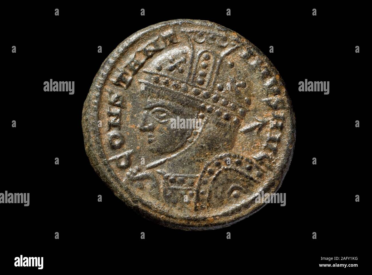 Coin de Constantin I le Grand Banque D'Images
