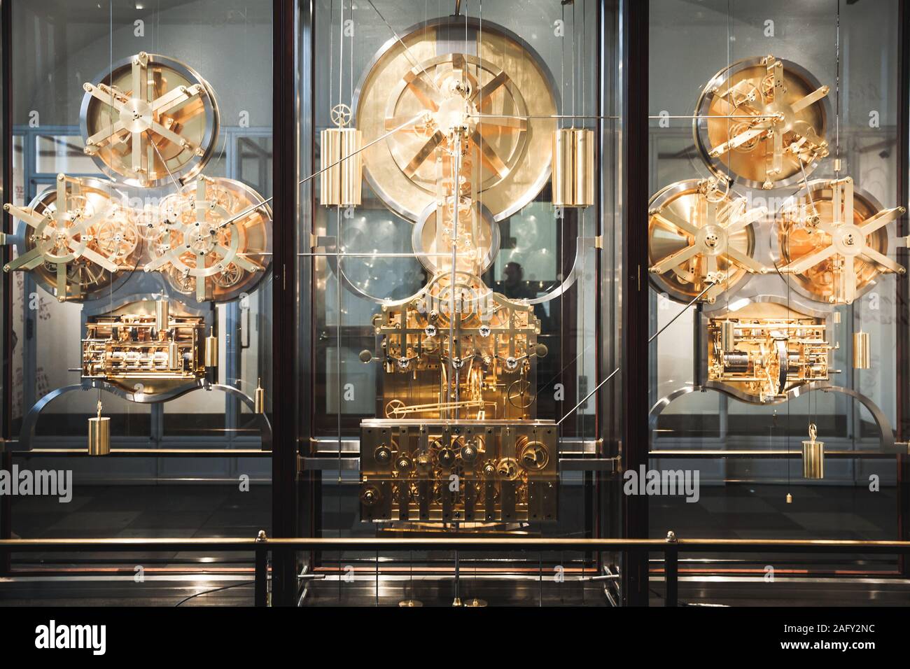 Copenhague, Danemark - 9 décembre 2017 : Jens OLSEN Horloge mondiale ou  Verdensur est une horloge astronomique qui s'affiche dans la ville de  Copenhague Ha Photo Stock - Alamy