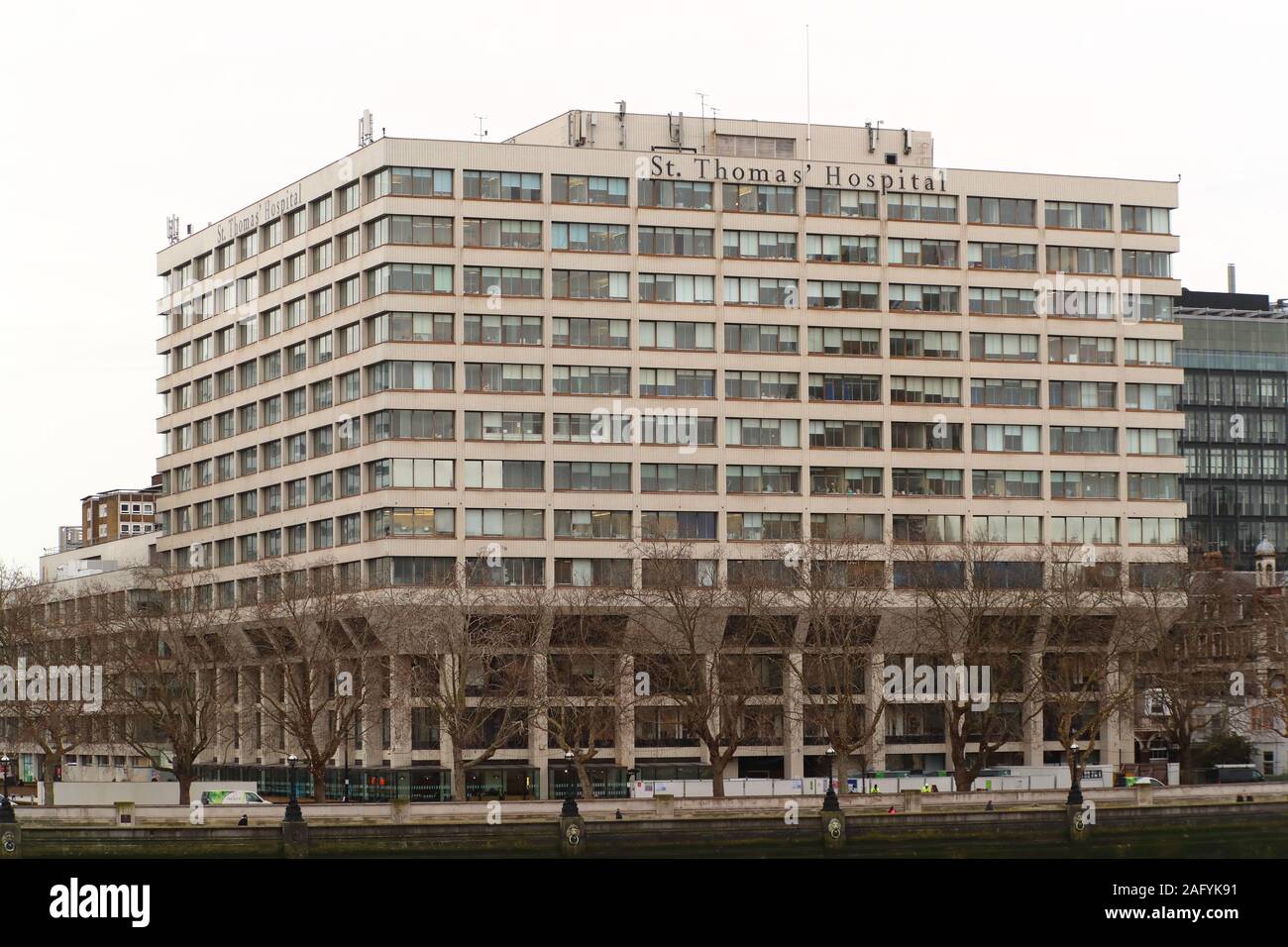 Le St Thomas' Hospital de Londres, UK Banque D'Images