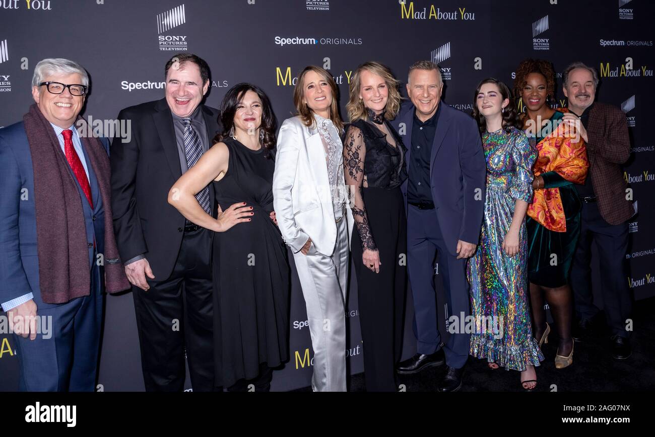 New York, NY, USA - Le 16 décembre 2019 : Cast assiste à l'' Red Carpet event au Rainbow Room, Rockefeller Center, Manhattan Banque D'Images