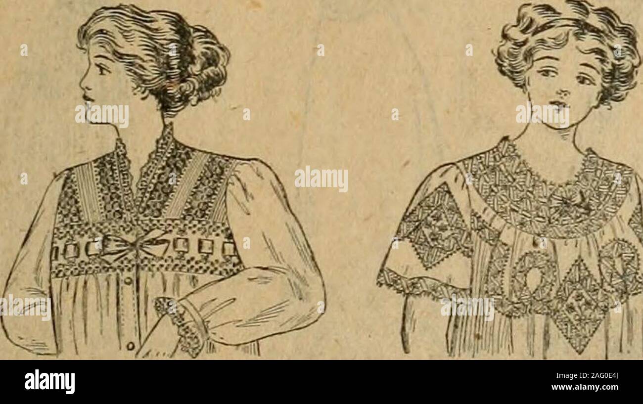 . N° de catalogue 16, Printemps/Eté / R. H. Macy & Co.. /-A&gt ; chaque 99c 62B 1 49 J 3 ici est un daintyGown dans une nouvelle conception, faite d'soflnainsook nandembroidered, avec une belle couronne de inseton initiale et l'avant, décrites avec wideValenciennes alsofiiiijloyeii d'insertion, qui est de former les rounrlin tlic, attractivejy trimmediiarrow avant exécution de bijoux avec babv. ruban dans deliciite neckiiushed ; teintes avec un luxe d'wideValenciennes runbeading ruban anl de chant : la courte manches issimilarly a terminé avec la dentelle gde-ing en effet devenir matériau : excellent andworkraanship dans e Banque D'Images