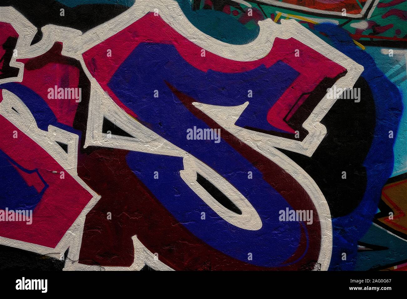 La grande S Banque D'Images