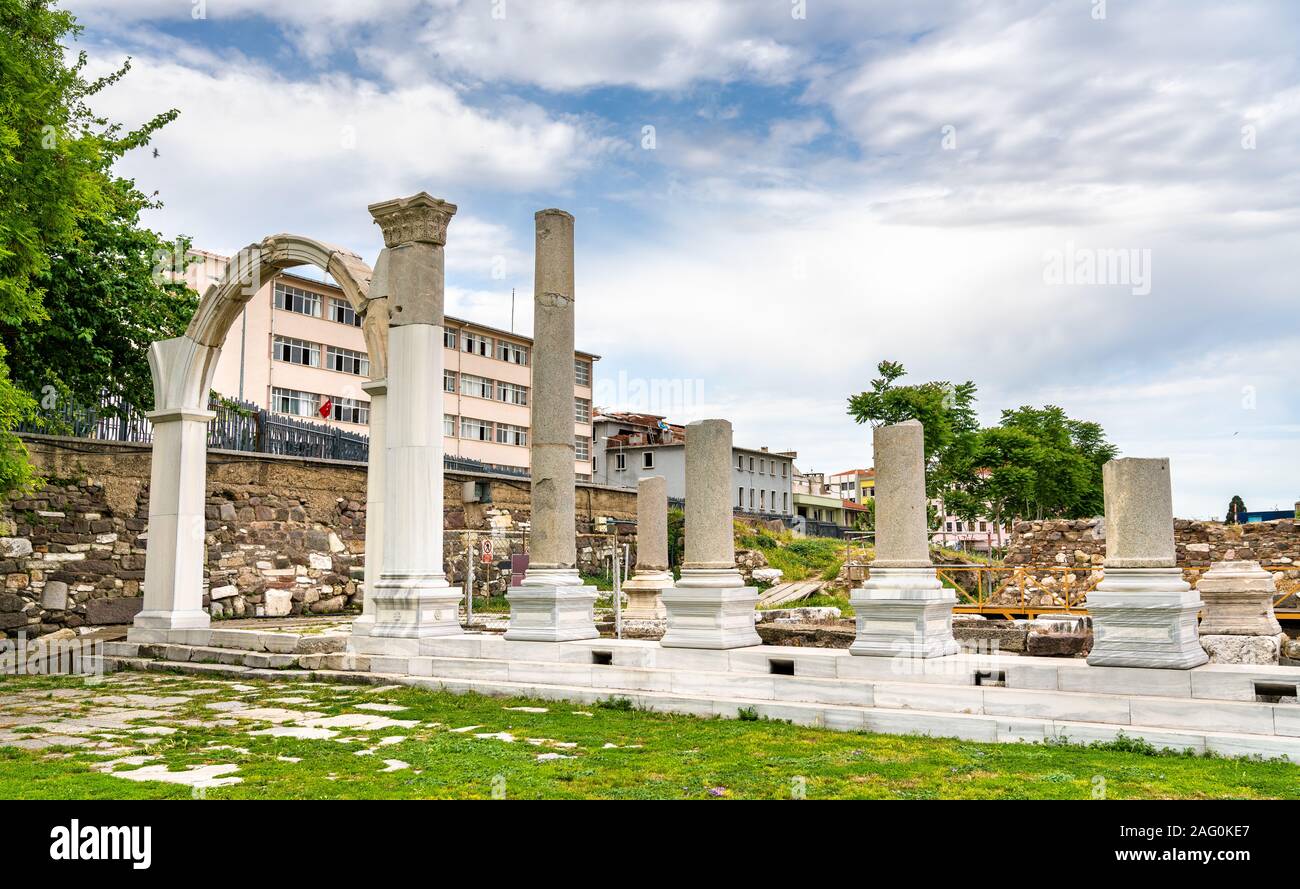 Agora de Smyrne à Izmir, Turquie Banque D'Images