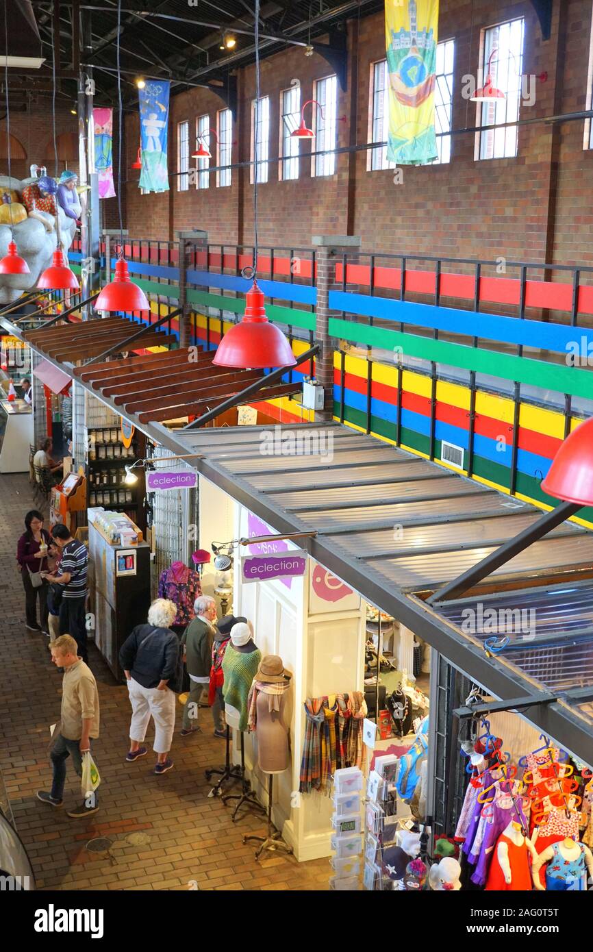 Commerces à Place du Marché By, Ottawa, Ontario, Canada Banque D'Images