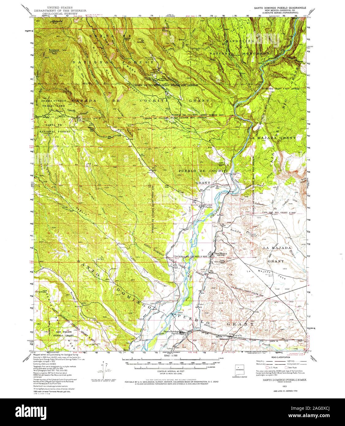 Mapas de santo domingo pueblo Banque de photographies et d’images à
