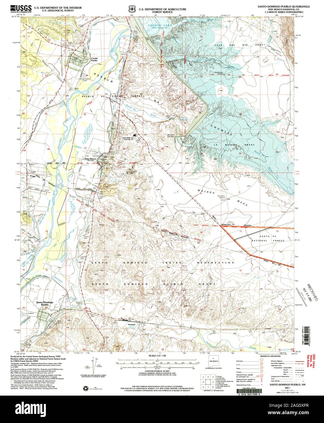 Mapas de santo domingo pueblo Banque de photographies et d’images à